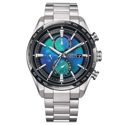 Citizen radiocontrollato titanio Unite with Blue Limited Edition AT8188-64L