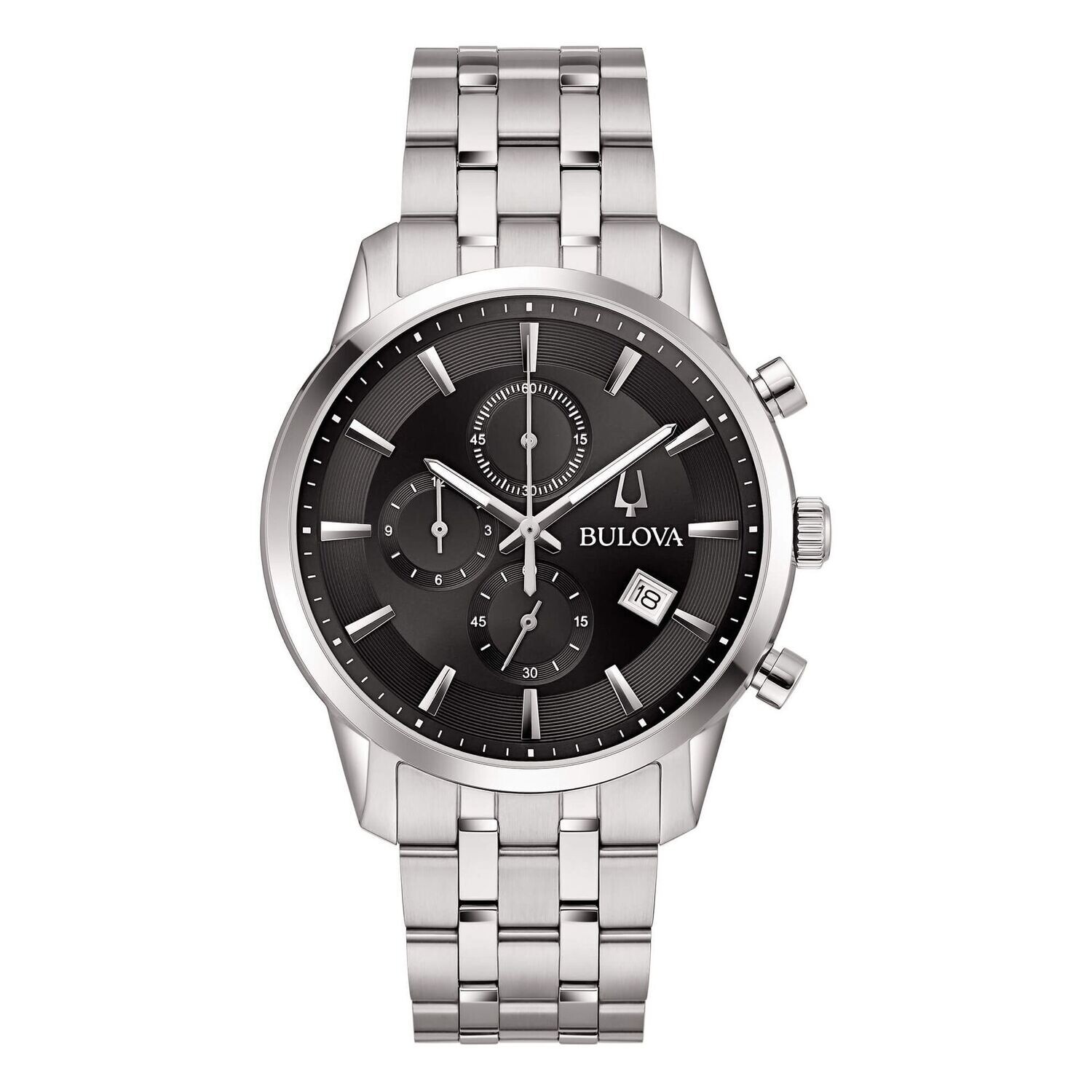 Bulova Sutton Chrono Black 96B412 Orologio Uomo Bulova Sutton Chrono Black 96B412 Orologio Uomo