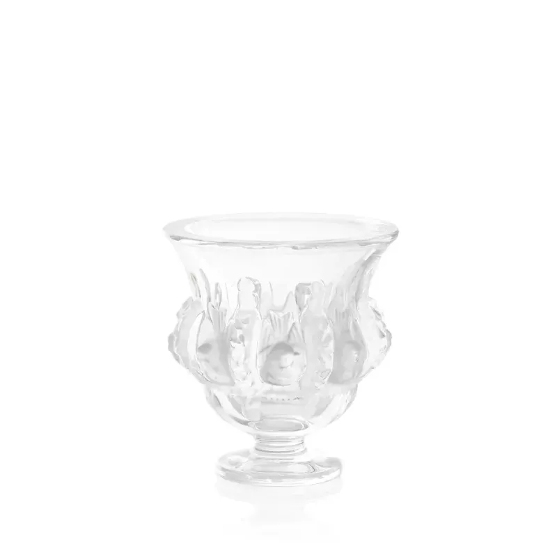 LALIQUE DAMPIERRE VASE CLEAR CRYSTAL LALIQUE DAMPIERRE VASE CLEAR CRYSTAL