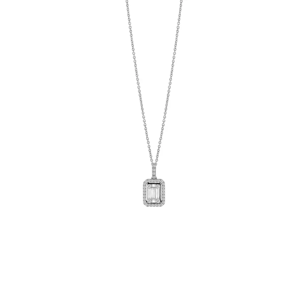 Salvini Damiani Linea MAGIA - Collana in oro bianco con diamanti ct. 0.40 Salvini Damiani Linea MAGIA - Collana in oro bianco con diamanti ct. 0.40