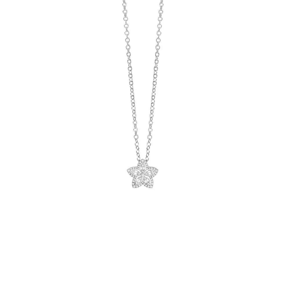 Salvini Damiani Linea MAGIA GARDEN - Collana in oro bianco con diamanti ct. 0.23 Salvini Damiani Linea MAGIA GARDEN - Collana in oro bianco con diamanti ct. 0.23