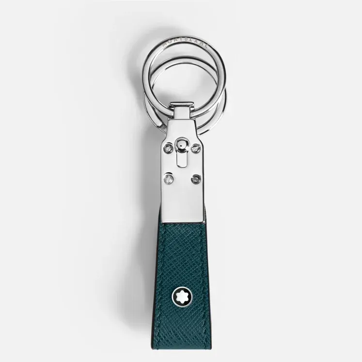 Montblanc Portachiavi con passante sartorial Blu Cipro 198891