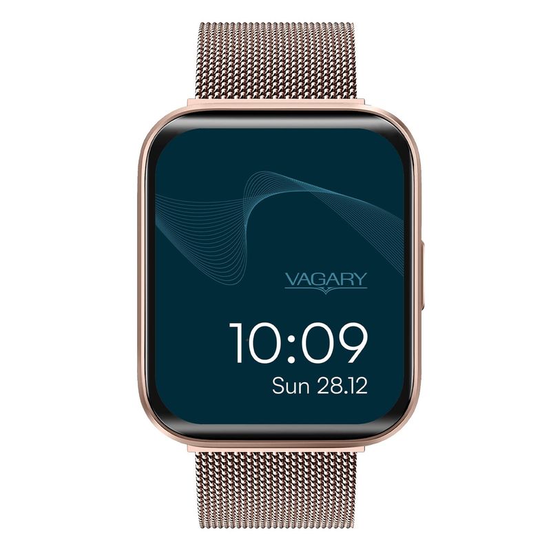 Vagary X03A-007VY Smartwatch unisex maglia mesh rose gold