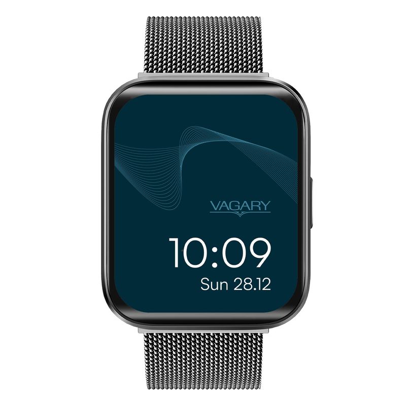 Vagary X03A-008VY Smartwatch unisex maglia mesh Silver