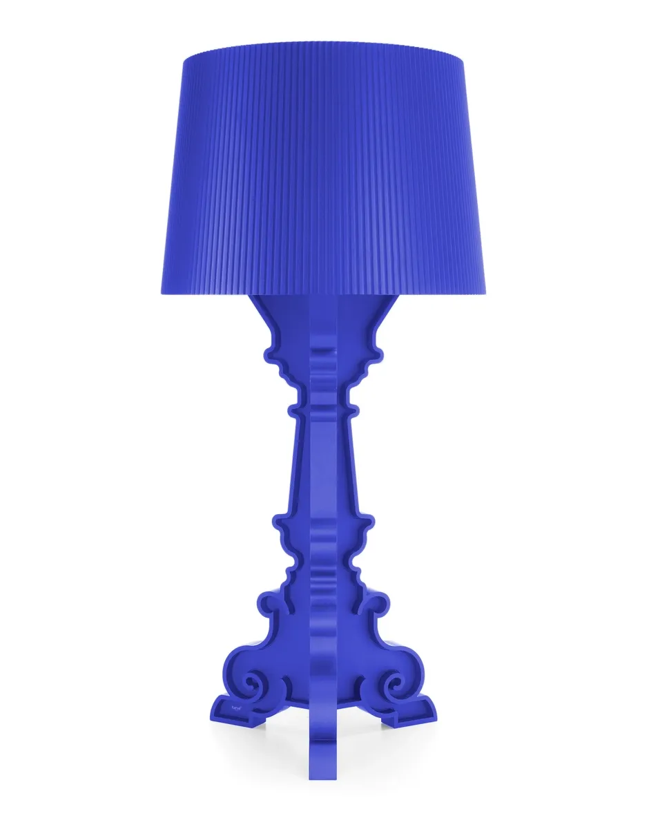 Kartell Bourgie Lampada Da Tavolo Blu Mat