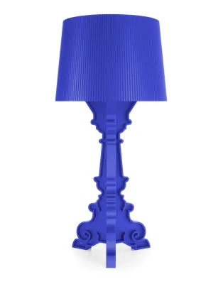 Kartell Bourgie Lampada Da Tavolo Blu Mat