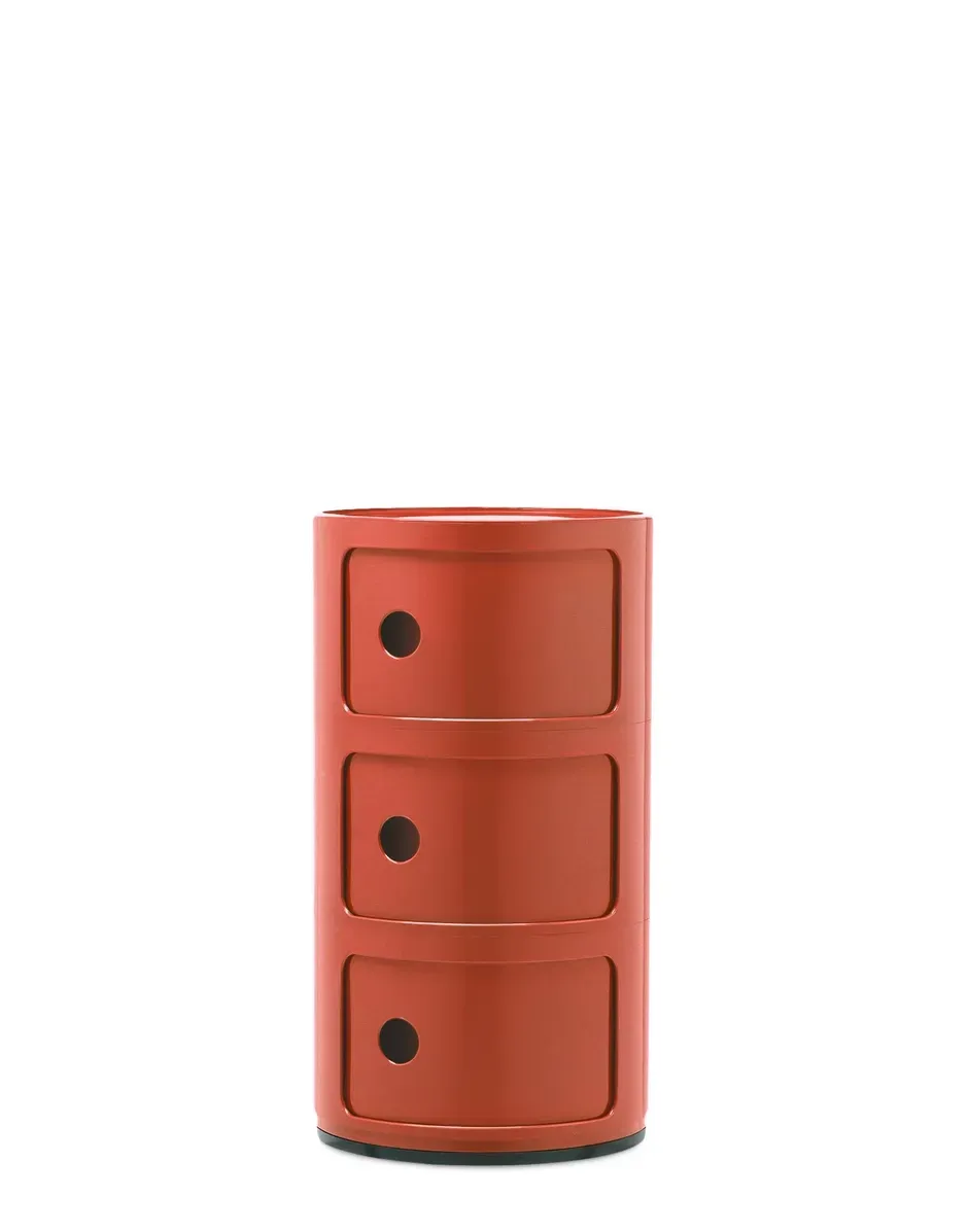 Kartell Contenitore Componibile New Colors 3 elementi Arancio Kartell Contenitore Componibile New Colors 3 elementi Arancio