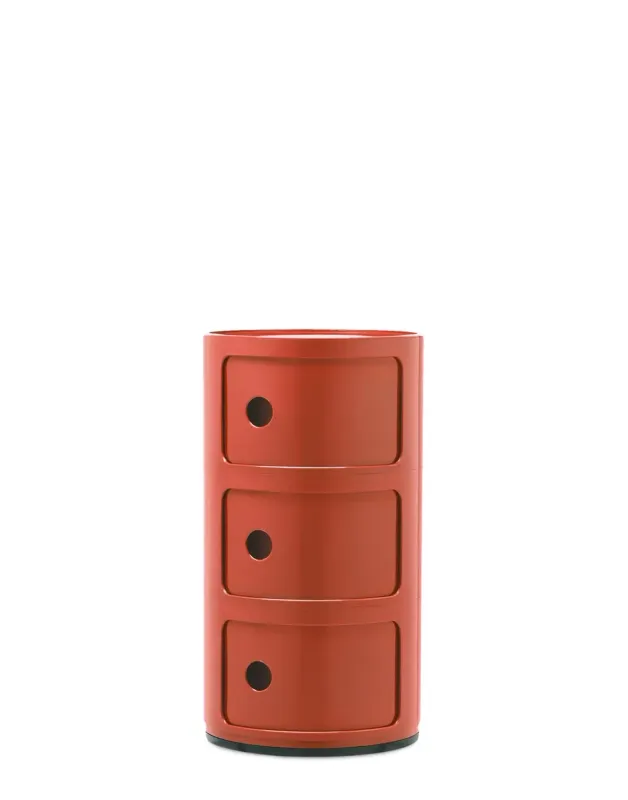 Kartell Contenitore Componibile New Colors 3 elementi Arancio