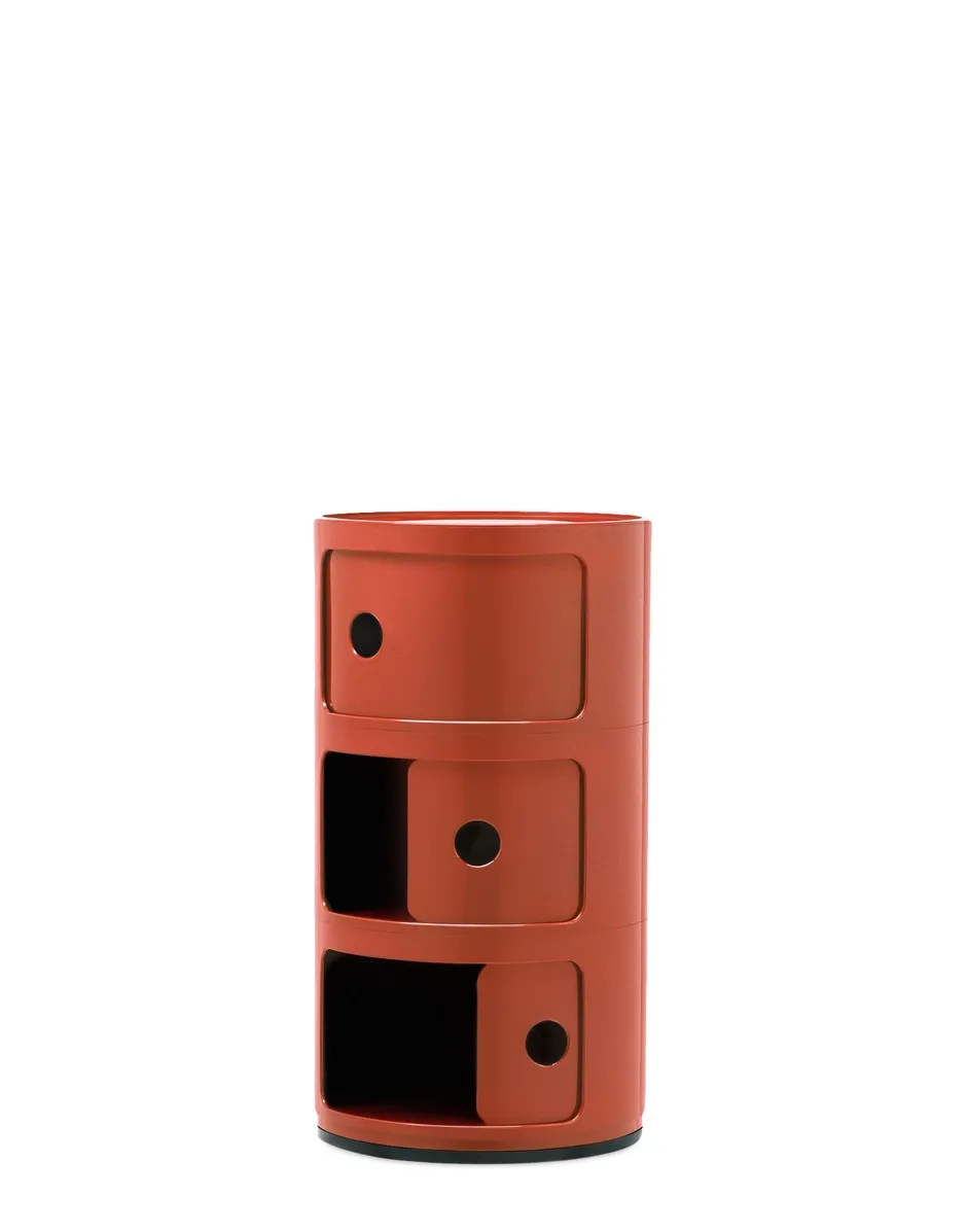 Kartell Contenitore Componibile New Colors 3 elementi Arancio