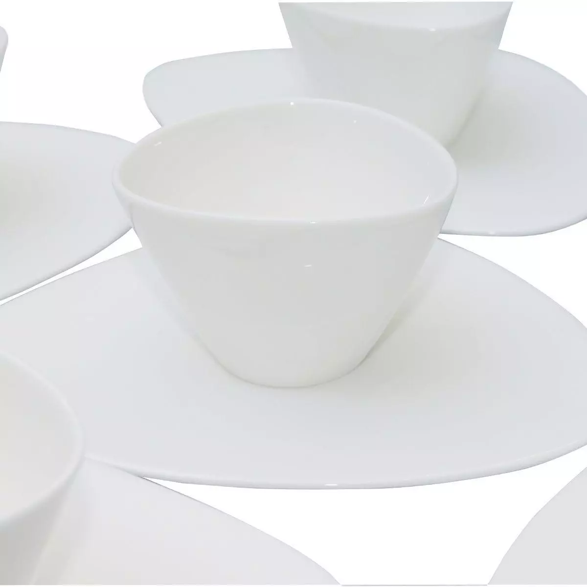 Alessi Colombina Collection Servizio caffè tazzine con piattino 6 pz