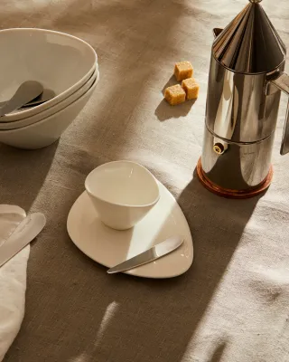 Alessi Colombina Collection Servizio caffè tazzine con piattino 6 pz
