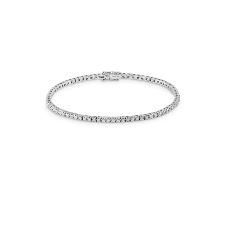 Salvini Damiani Linea BATTITO - Bracciale Tennis/Eternity in oro bianco con diamanti ct. 0.70 Salvini Damiani Linea BATTITO - Bracciale Tennis/Eternity in oro bianco con diamanti ct. 0.70