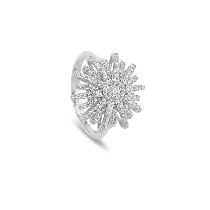 Salvini Damiani Linea SOLE - Anello in oro bianco con diamanti ct. 0.58 Salvini Damiani Linea SOLE - Anello in oro bianco con diamanti ct. 0.58