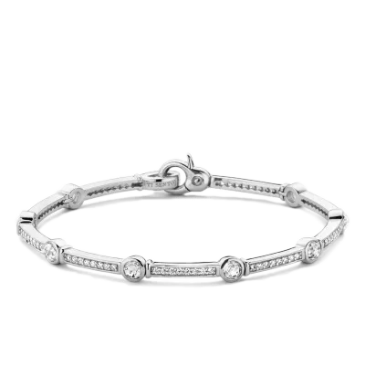 TI SENTO Milano | Bracciale semirigido in argento 925 e zirconi TI SENTO Milano | Bracciale semirigido in argento 925 e zirconi