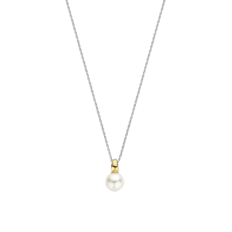 TI SENTO Milano | Collana in argento 925 con ciondolo perla