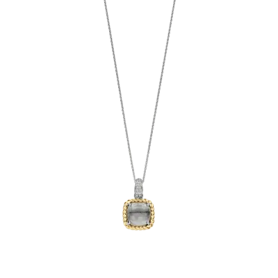 TI SENTO Milano | Collana in argento 925 con zirconi e cristallo fumè TI SENTO Milano | Collana in argento 925 con zirconi e cristallo fumè