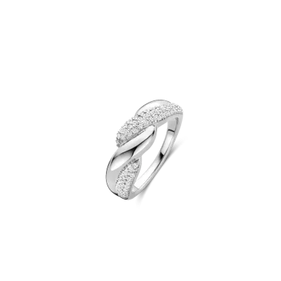 TI SENTO Milano | Anello fascione in argento 925 e zirconi TI SENTO Milano | Anello fascione in argento 925 e zirconi