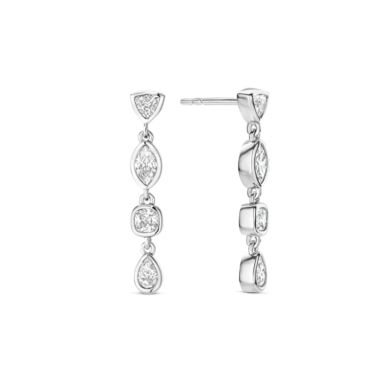 TI SENTO Milano | Orecchini pendenti in argento 925 con zirconi TI SENTO Milano | Orecchini pendenti in argento 925 con zirconi