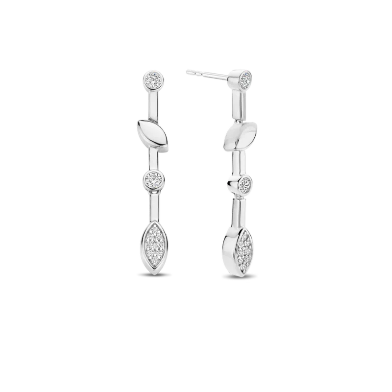 TI SENTO Milano | Orecchini pendenti in argento 925 con zirconi TI SENTO Milano | Orecchini pendenti in argento 925 con zirconi