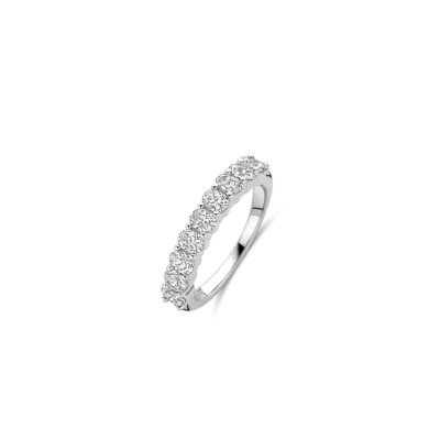 TI SENTO Milano | Anello veretta in argento 925 con zirconi