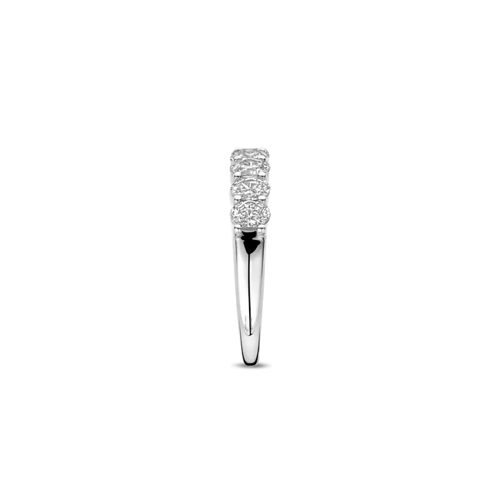 TI SENTO Milano | Anello veretta in argento 925 con zirconi