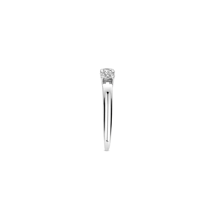 TI SENTO Milano | Anello trilogy in argento 925 con zirconi