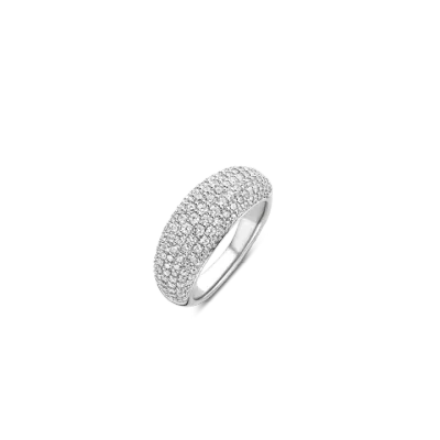 TI SENTO Milano | Anello fascione in argento 925 e zirconi pavè TI SENTO Milano | Anello fascione in argento 925 e zirconi pavè
