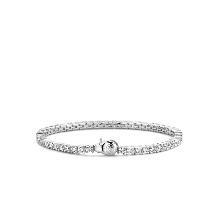 TI SENTO Milano | Bracciale tennis in argento 925 e zirconi