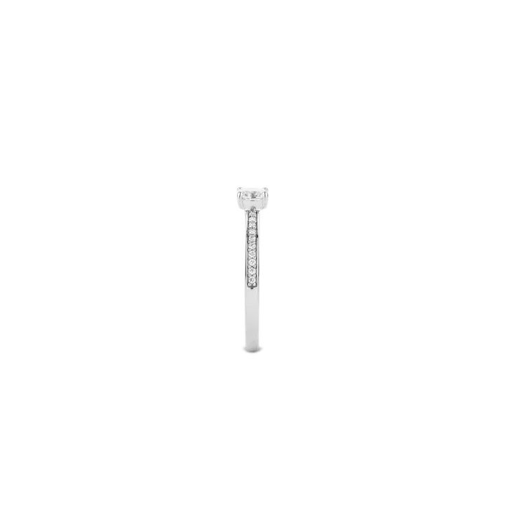 TI SENTO Milano | Anello solitario in argento 925 con zirconi