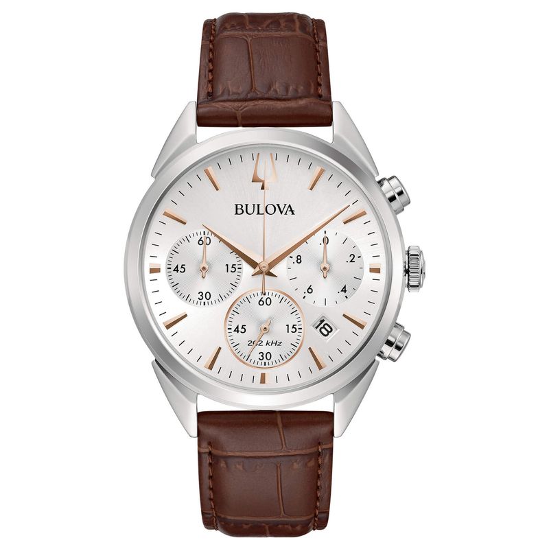 Bulova 96B370 Crono High Precision -262kHz- pelle marrone