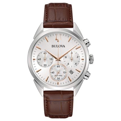 Bulova 96B370 Crono High Precision -262kHz- pelle marrone Bulova 96B370 Crono High Precision -262kHz- pelle marrone