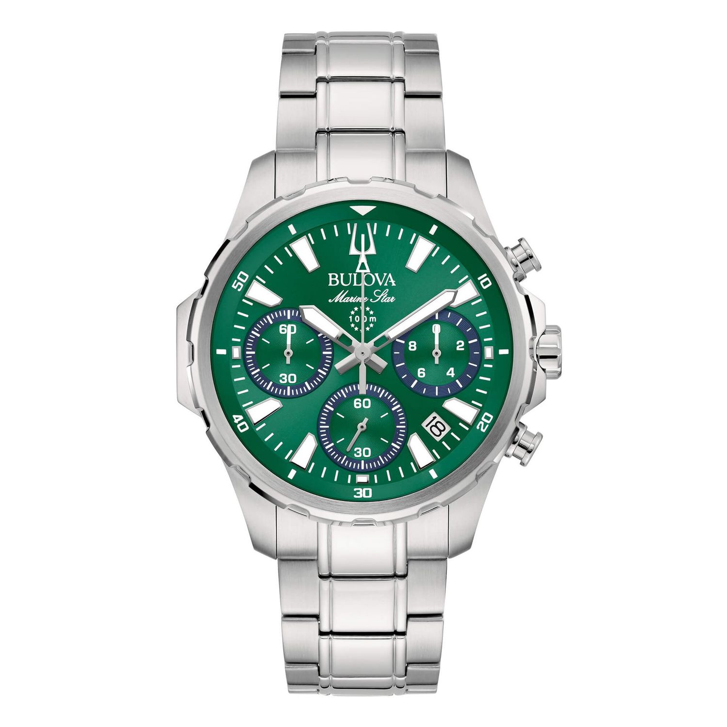 Bulova 96B465 Orologio Cronografo Verde Marine Star