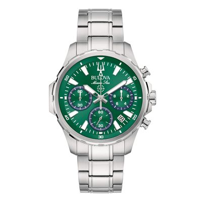 Bulova 96B465 Orologio Cronografo Verde Marine Star