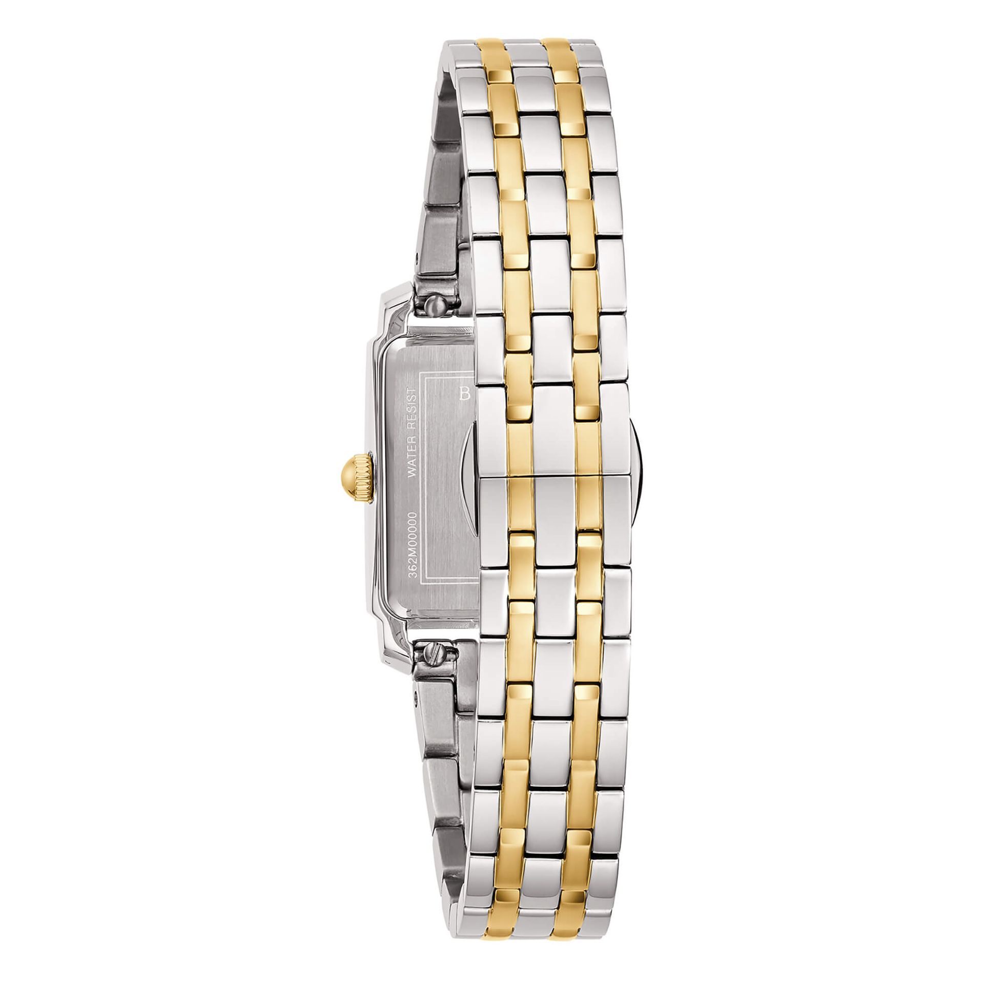 Bulova 98P220 Sutton Tank bicolore diamonds orologio donna