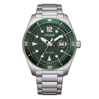 Citizen Marine Verde AW1880-55X orologio eco-drive per uomo