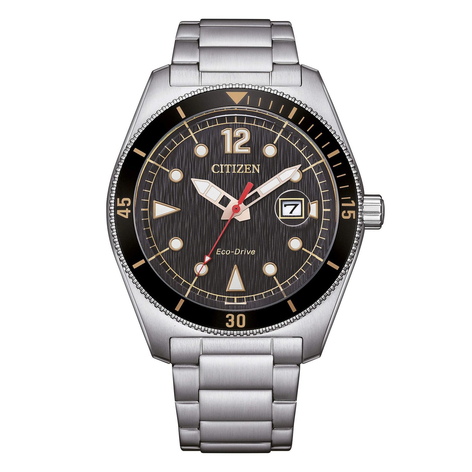 Citizen Marine Nero AW1888-53E orologio eco-drive per uomo