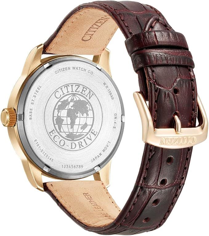 Citizen BM8553-16A Classic pelle marrone orologio eco-drive per uomo