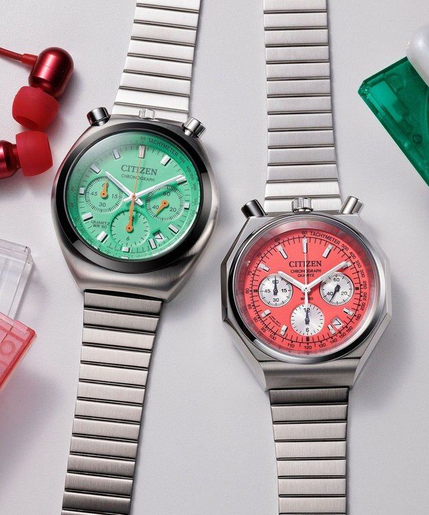 Citizen Bull Head The Luminous Brothers AN3660-73X Orologio Tsuno Chrono al quarzo | Limited Edition