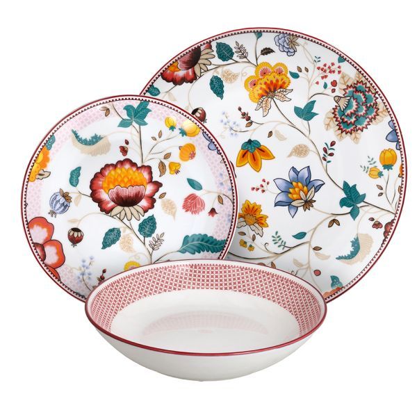 Andrea Fontebasso 1760 by Tognana Servizio di Piatti Moon Kimono 18 pezzi