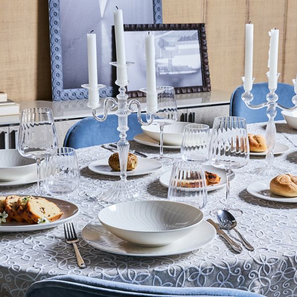 Andrea Fontebasso 1760 by Tognana Servizio di Piatti Moon Ivory 18 pezzi