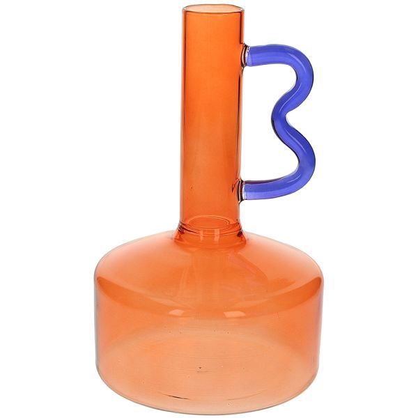Andrea Fontebasso 1760 by Tognana Vaso Ampolla Arancio/Blu 19 cm
