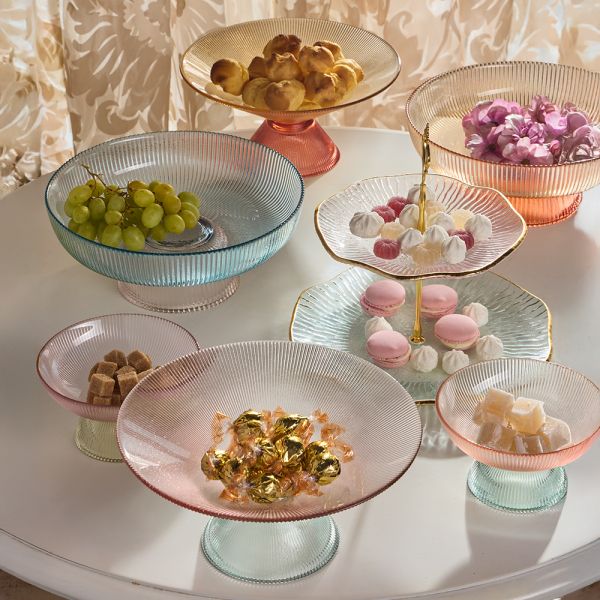 Andrea Fontebasso 1760 by Tognana Centro Tavola Galassia Lilla/Verde