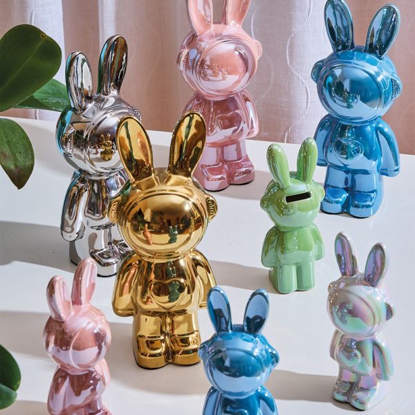 Andrea Fontebasso 1760 by Tognana Salvadanaio 28 cm Rabbit Azzurro