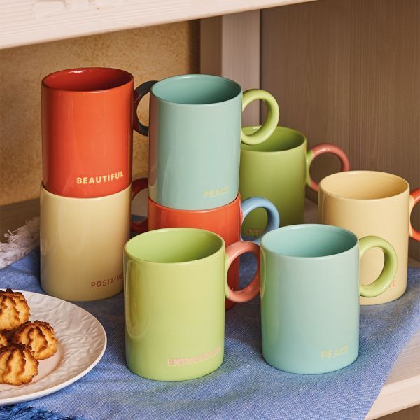 Andrea Fontebasso 1760 by Tognana Tazze Mug Colorblock Set 3 pezzi