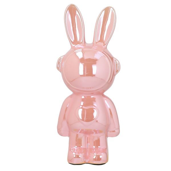 Andrea Fontebasso 1760 by Tognana Salvadanaio 28 cm Rabbit Rosa