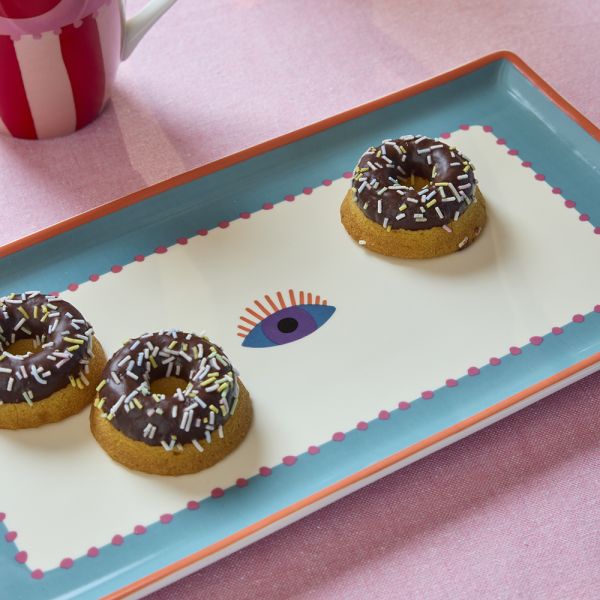 Andrea Fontebasso 1760 by Tognana Piatto Rettangolare Dessert Occhio 32x17 cm