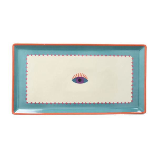 Andrea Fontebasso 1760 by Tognana Piatto Rettangolare Dessert Occhio 32x17 cm