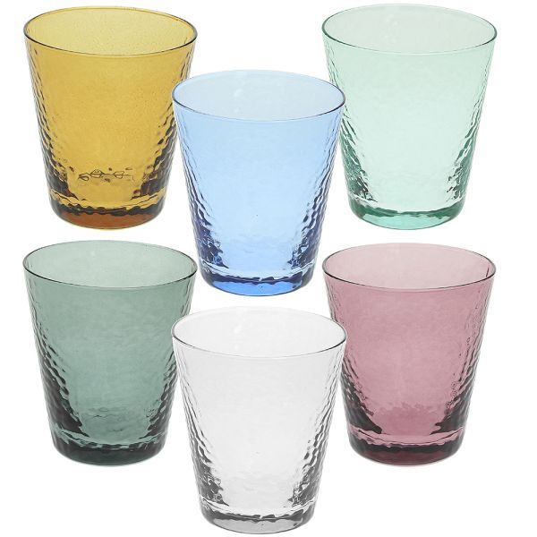 Andrea Fontebasso 1760 by Tognana Set 6 Bicchieri Alice Multicolr