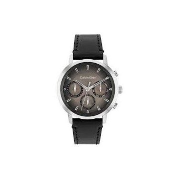 Calvin Klein orologio uomo Guage pelle nero 25200496