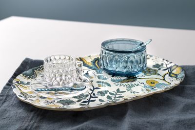 Kartell Vassoio Jellies Liberty Mabelle Cream Azzurro